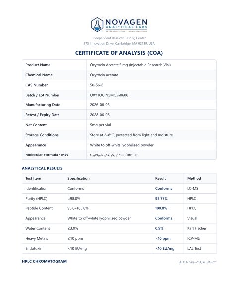 COA batch A001